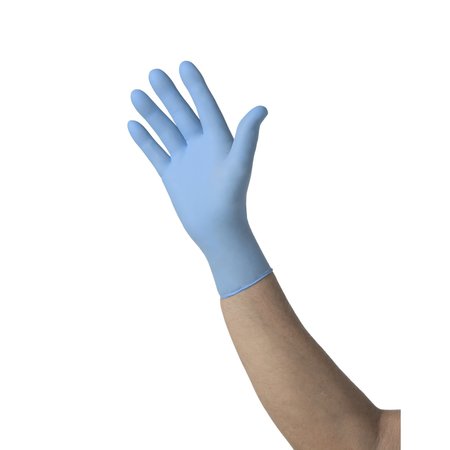 Valiant Exam Glove, Nitrile, Medium, 1000 PK, Light Blue N4100M